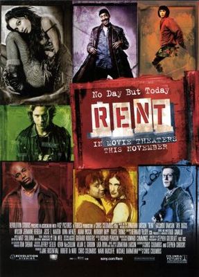 Rent movie poster (2005) poster with hanger