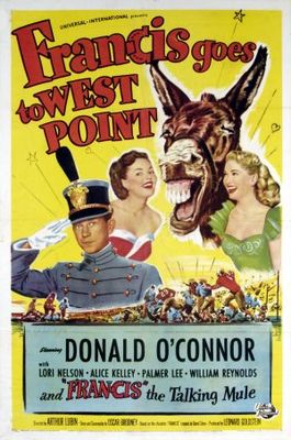 Francis Goes to West Point movie poster (1952) wooden framed poster