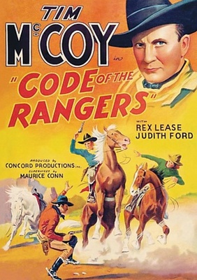 Code of the Rangers movie poster (1938) poster with hanger