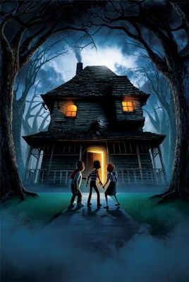 Monster House movie poster (2006) metal framed poster