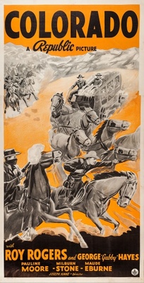 Colorado movie poster (1940) canvas poster