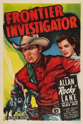 Frontier Investigator movie poster (1949) wooden framed poster