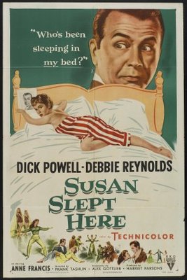 Susan Slept Here movie poster (1954) pillow