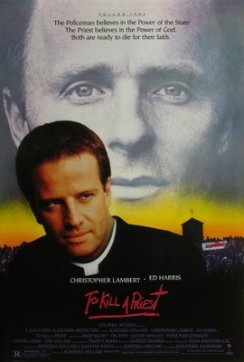 To Kill a Priest movie poster (1988) wooden framed poster