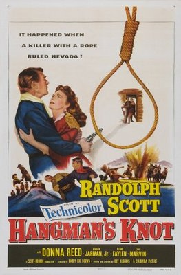 Hangman's Knot movie poster (1952) metal framed poster