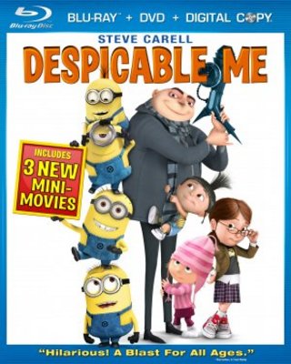 Despicable Me movie poster (2010) canvas poster