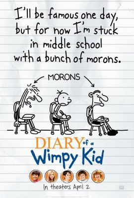 Diary of a Wimpy Kid movie poster (2010) Poster MOV_540ce97b