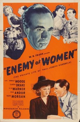 Enemy of Women movie poster (1944) metal framed poster