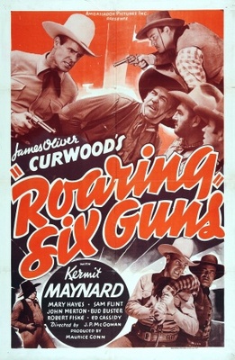Roaring Six Guns movie poster (1937) poster with hanger