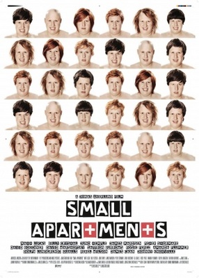 Small Apartments movie poster (2012) wood print