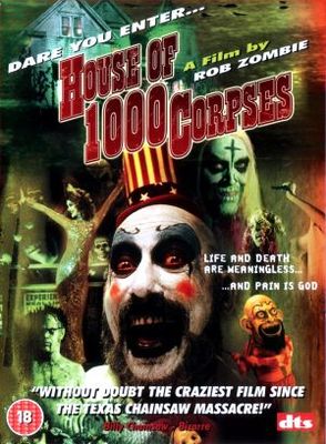 House of 1000 Corpses movie poster (2003) canvas poster