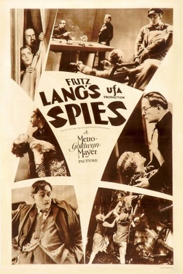 Spione movie poster (1928) poster with hanger