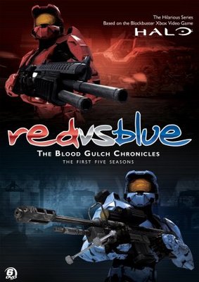 Red vs. Blue: The Blood Gulch Chronicles movie poster (2003) canvas poster