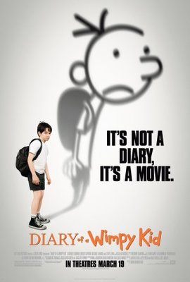 Diary of a Wimpy Kid movie poster (2010) wood print