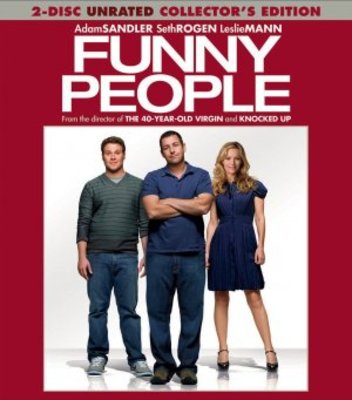 Funny People movie poster (2009) wood print