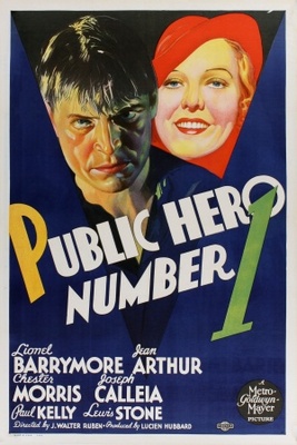 Public Hero #1 movie poster (1935) Stickers MOV_549de118