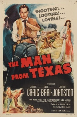 Man from Texas movie poster (1948) wood print