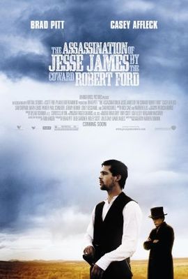 The Assassination of Jesse James by the Coward Robert Ford movie poster (2007) poster with hanger