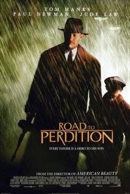 Road to Perdition movie poster (2002) metal framed poster
