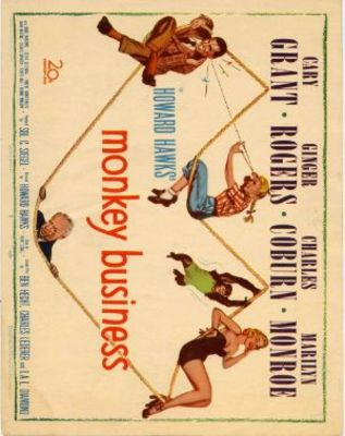 Monkey Business movie poster (1952) Poster MOV_54d28228