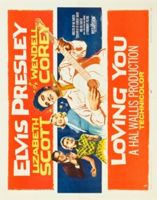 Loving You movie poster (1957) t-shirt