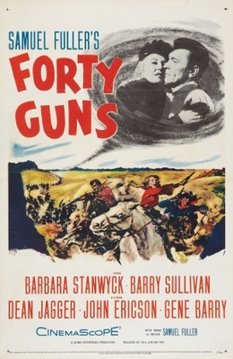 Forty Guns movie poster (1957) mouse pad