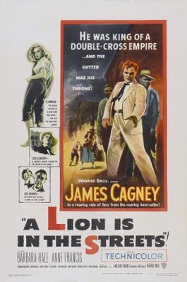 A Lion Is in the Streets movie poster (1953) canvas poster