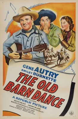 The Old Barn Dance movie poster (1938) wood print