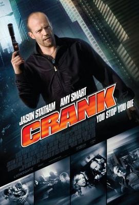 Crank movie poster (2006) canvas poster