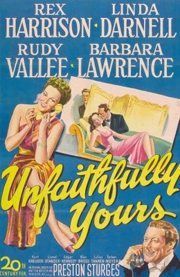 Unfaithfully Yours movie poster (1948) pillow