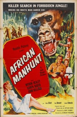 African Manhunt movie poster (1955) Poster MOV_55295281