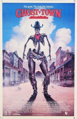 Ghost Town movie poster (1988) metal framed poster