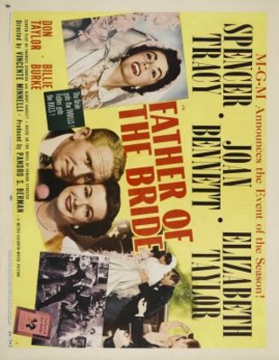 Father of the Bride movie poster (1950) poster with hanger