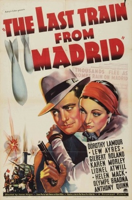 The Last Train from Madrid movie poster (1937) poster with hanger