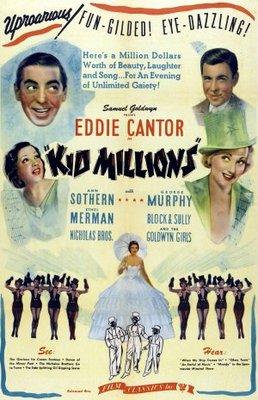 Kid Millions movie poster (1934) wooden framed poster