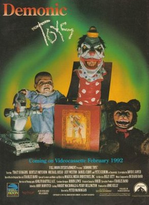 Demonic Toys movie poster (1992) wood print