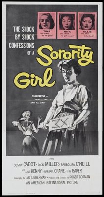 Sorority Girl movie poster (1957) poster with hanger