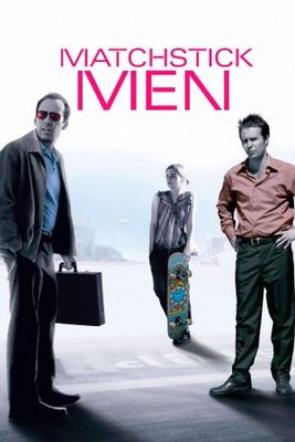 Matchstick Men movie poster (2003) wooden framed poster