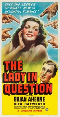 The Lady in Question movie poster (1940) wooden framed poster