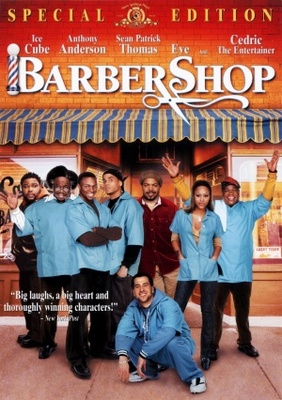 Barbershop movie poster (2002) pillow