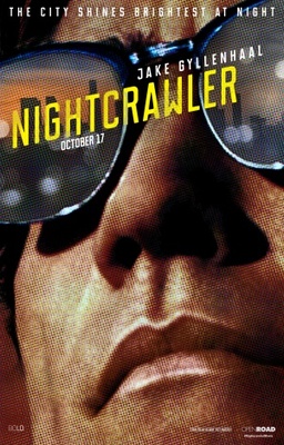 Nightcrawler movie poster (2014) wooden framed poster