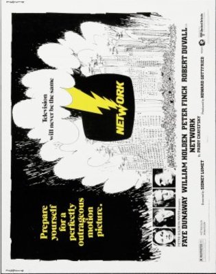 Network movie poster (1976) metal framed poster