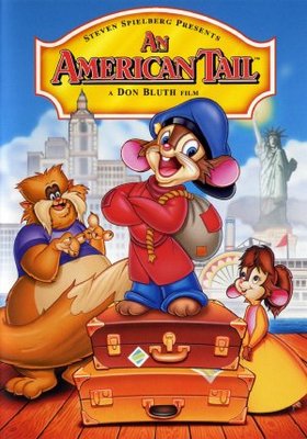 An American Tail movie poster (1986) metal framed poster