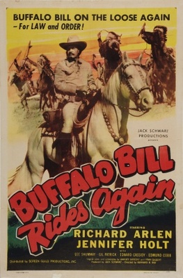 Buffalo Bill Rides Again movie poster (1947) metal framed poster