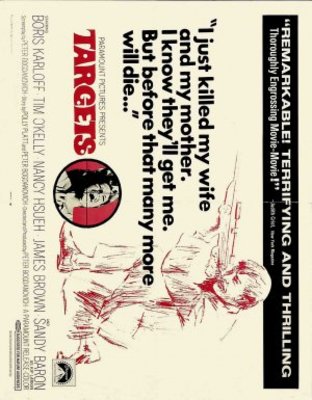 Targets movie poster (1968) wooden framed poster
