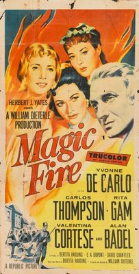 Magic Fire movie poster (1956) tote bag