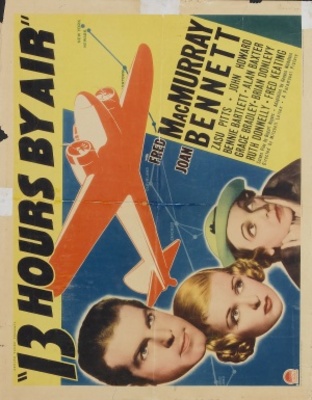Thirteen Hours by Air movie poster (1936) poster with hanger