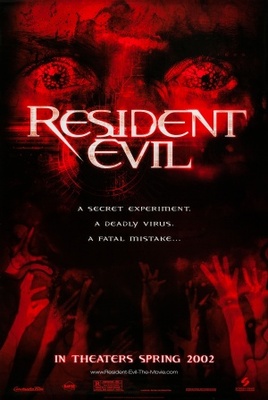 Resident Evil movie poster (2002) metal framed poster