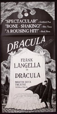 Dracula movie poster (1979) metal framed poster