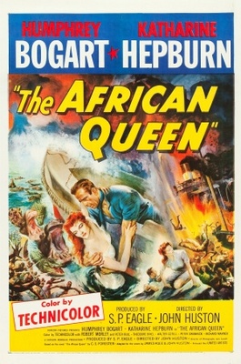 The African Queen movie poster (1951) wooden framed poster